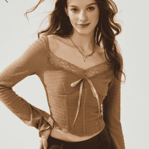 brown top