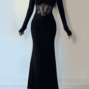 black dress